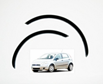 FIAT PUNTO GRANDE ABDECKUNGEN ABDECKUNG NA KOTFLÜGEL 4 STÜCK