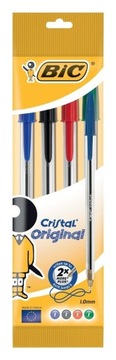 Ручка Bic Crystal, 4 цвета.