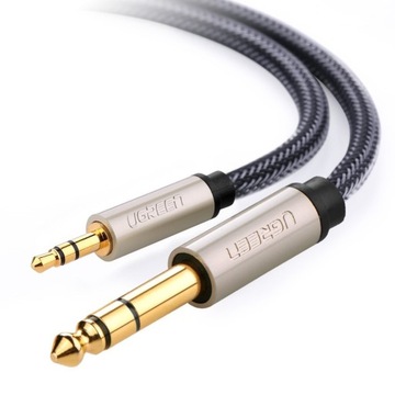 UGREEN AV127 Kabel jack 3.5 mm do TRS - 2m szary