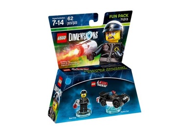 УНИКАЛЬНЫЙ набор LEGO 71213 Dimensions Bad Cop Fun Pack Police