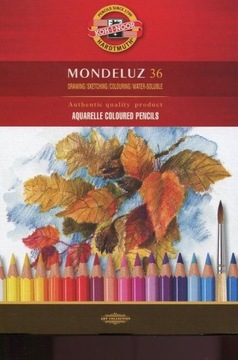 KREDKI MONDELUZ 3719 AKWARELOWE 36 KOLORÓW