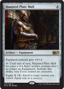 MTG Haunted Plate Mail (Rare)