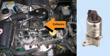 2 Пробка EGR OPEL 1.4 1.6, пробка сверху клапана