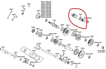 ШЕСТЕРНЯ ВАЛА РЕДУКТОРА KYMCO MXU 300 300R 300НОВЫЙ