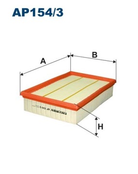 FILTR VZDUCHU FILTRON AP154/3 NAVARA PATHFINDER