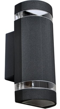 Lampa ogrodowa elewacyjna ścienna kinkiet zewnętrzny 2x GU10 do LED