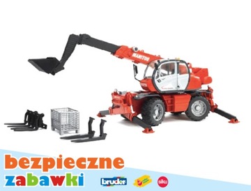 Телескопический погрузчик BRUDER 02129 Manitou MRT