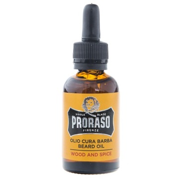 PRORASO МАСЛО ДЛЯ БОРОДЫ ДЕРЕВО И СПЕЦИИ МАСЛО ДЛЯ БОРОДЫ