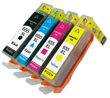 4 чернила для HP 655 XL 3525 4615 4625 5525 6520 6525