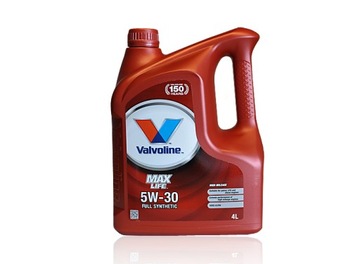 olej VALVOLINE MAXLIFE 5W30 5W-30 4L - MYSZKÓW