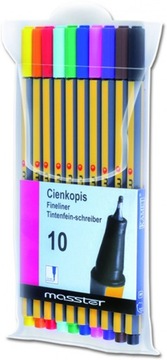 Cienkopis Kamet Masster komplet 10szt 220513