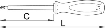 ОТВЕРТКА ИЗОЛИРОВАННАЯ VDE PZ3X150 UNIOR