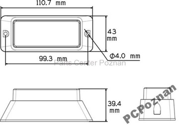 Lampa stroboskopowa LED S10 Pomarańczowa[1530092]