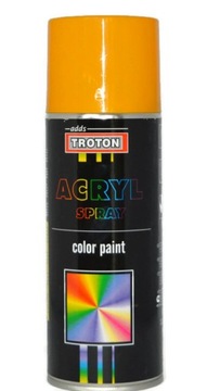 TROTON Lakier akrylowy Color paint ŻÓŁTY SPRAY 400ml