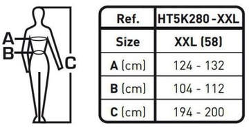 Рабочая толстовка Hogert HT5K280 XXL, 6 усиленных карманов