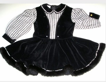 Elegancka SUKIENKA na bal WELUR r. 108/5 lat