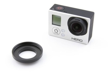 Комплект 3в1: переходник 37 мм + УФ-фильтр + чехол для GoPro HERO 4