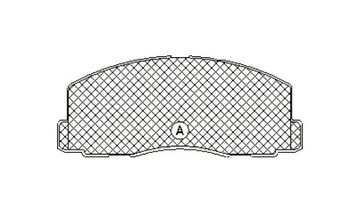 Klocki hamulcowe przód MITSUBISHI MP044.1 GAMA