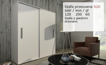 Szafa Przesuwna Garderoba 120/200/60