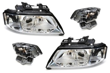 Audi A6 C5 97-99, Reflektor lampa H1+H7 nowa L+P