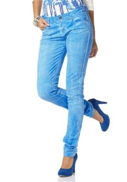 BA75 LAURA SCOTT SPODNIE DAMSKIE BONPRIX 38 NIEBIESKIE