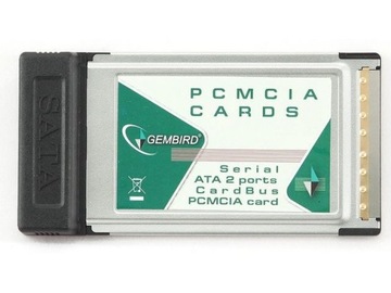 Карта GEMBIRD PCMCIA — 2 порта SATA