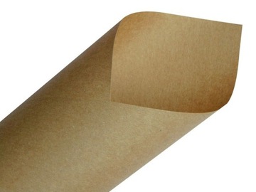 Papier ozdobny Eko Kraft ekologiczny brązowy 170g 100ar/A4