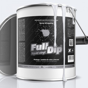 FULL DIP Folia guma w sprayu BIAŁA 4L