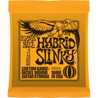 Struny gitarowe Ernie Ball 2222 Hybrid Slinky 9-46