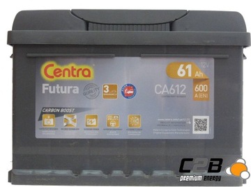 AKUMULATOR CENTRA FUTURA 61Ah Skierniewice CA612