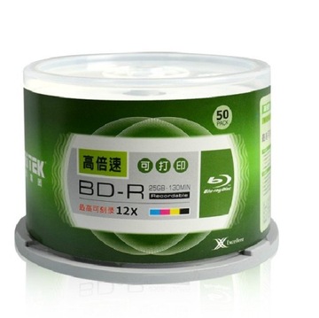 RITEK BD-R 25GB 1szt 2-10x PRINTABLE Tajwan jakość