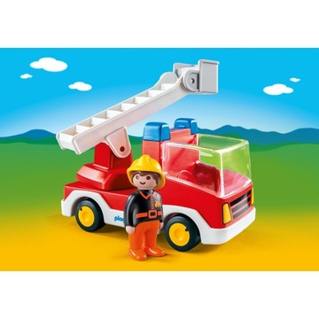 Playmobil Wóz Strażacki Straż Pożarna z drabiną