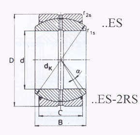 ПОДШИПНИК Скольжения GE 20 ES 2RS 20x35x16 GE20ES2RS