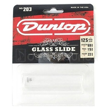 DUNLOP NO:203 - GLASS SLIDE DO GITARY - TULEJKA