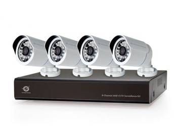 Zestaw CCTV AHD 8CH DVR 4xkam 1080P Conceptronic