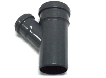 Kanalizacja 75mm trójnik redukcyjny 75/50/45° PCV/PP ik243