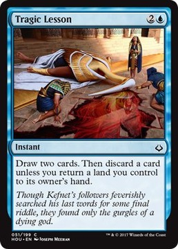 MTG 4x Tragic Lesson