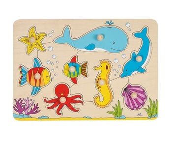 фото ориг. №1, Goki puzzle with handles motive underwater holidays