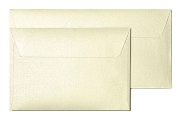 Koperty C6 kremowe 120g - 10 sztuk