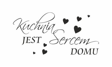Napis na ścianę Kuchnia jest Sercem Domu - 84
