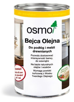 Osmo 3519 Bejca Olejna kolor Surowe Drewno 1L - Efekt Surowego Drewna