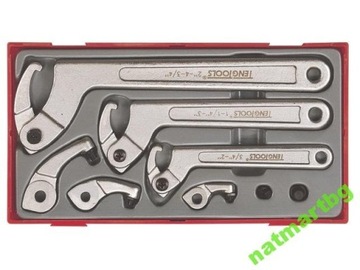 Teng Tools TTHP08 Набор крючковых ключей из 8 предметов