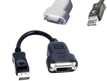 NOWY ADAPTER Display Port do DVI DP Sklep FV GW