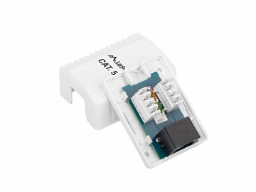 Розетка RJ45 для поверхностного монтажа Lanberg 1 порт, кат.5e