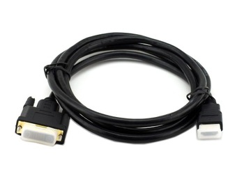 Kabel wtyk-wtyk HDMI/DVI przewód 1,5 m TRWAŁY