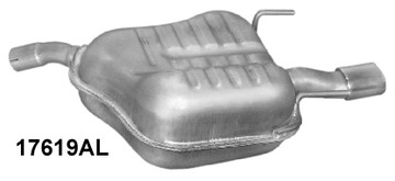 TŁUMIK KOŃCOWY OPEL VECTRA C GTS 1.6 1.8 2002-