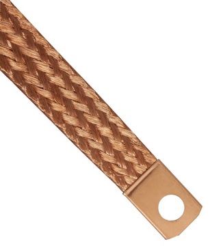PLECIONKA PRZEWOD KABEL MASY MASOWY 79CM MIEDZIANY