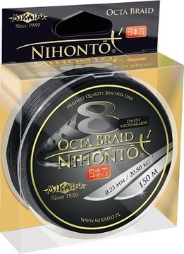 PLECIONKA MIKADO NIHONTO OCTA BRAID 0,14mm 150m BLACK