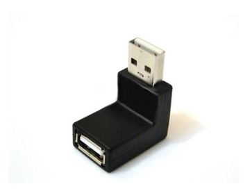 Adapter Przejściówka Kątowy USB 2.0 Górny