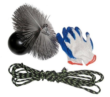 ZESTAW DO CZYSZCZENIA KOMINA 3,5 KG BLASZKI 10M FV